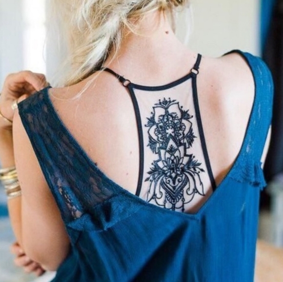 Tattoo Racerback Bralette - Picture 3 of 10